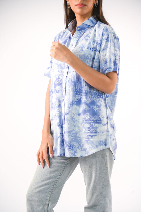 Tailored Paisely Blouse